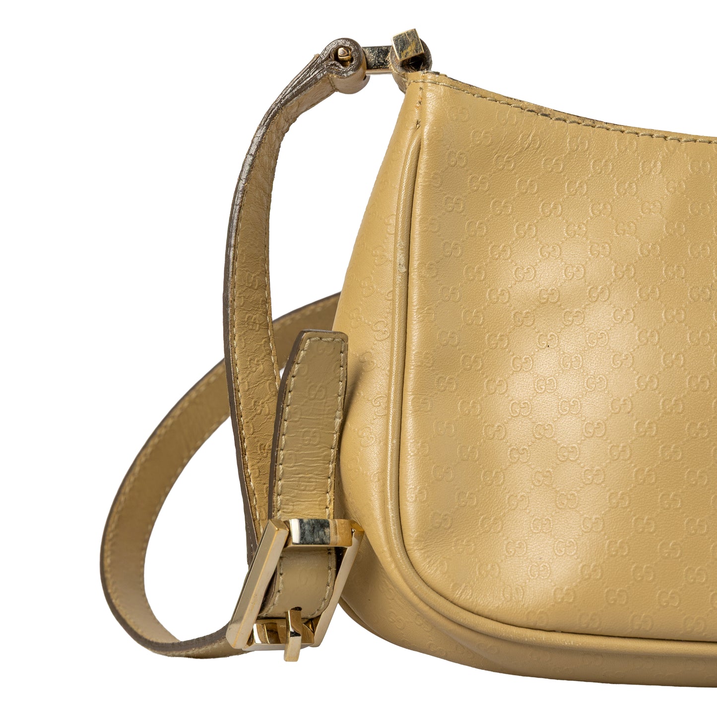 Gucci Beige Monogram Shoulder