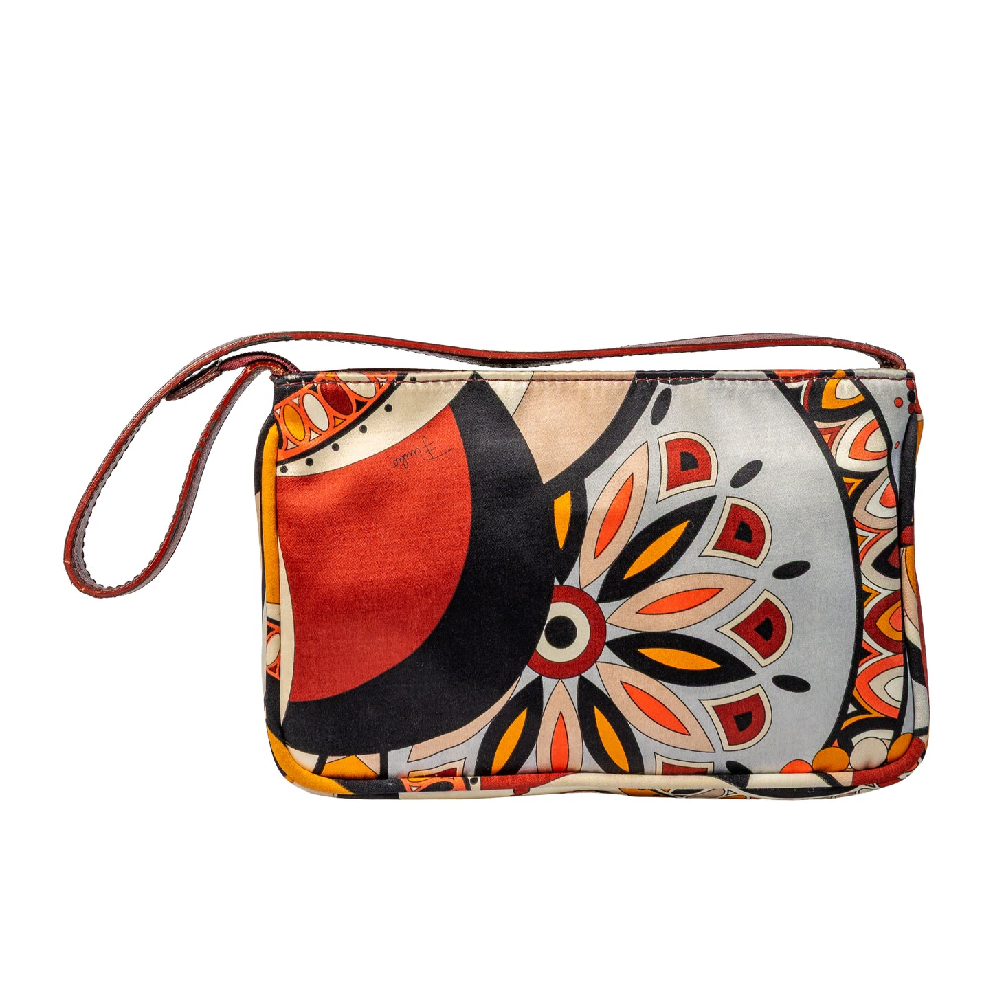 Emilio Pucci Satin Shoulder Bag