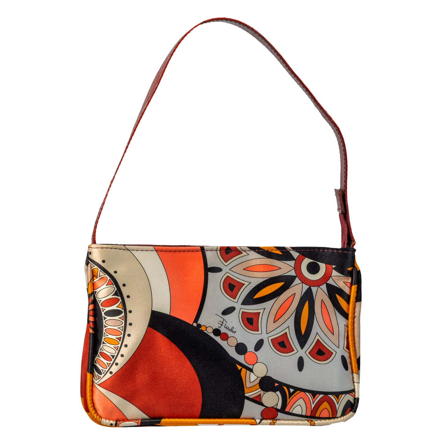 Emilio Pucci Satin Shoulder Bag