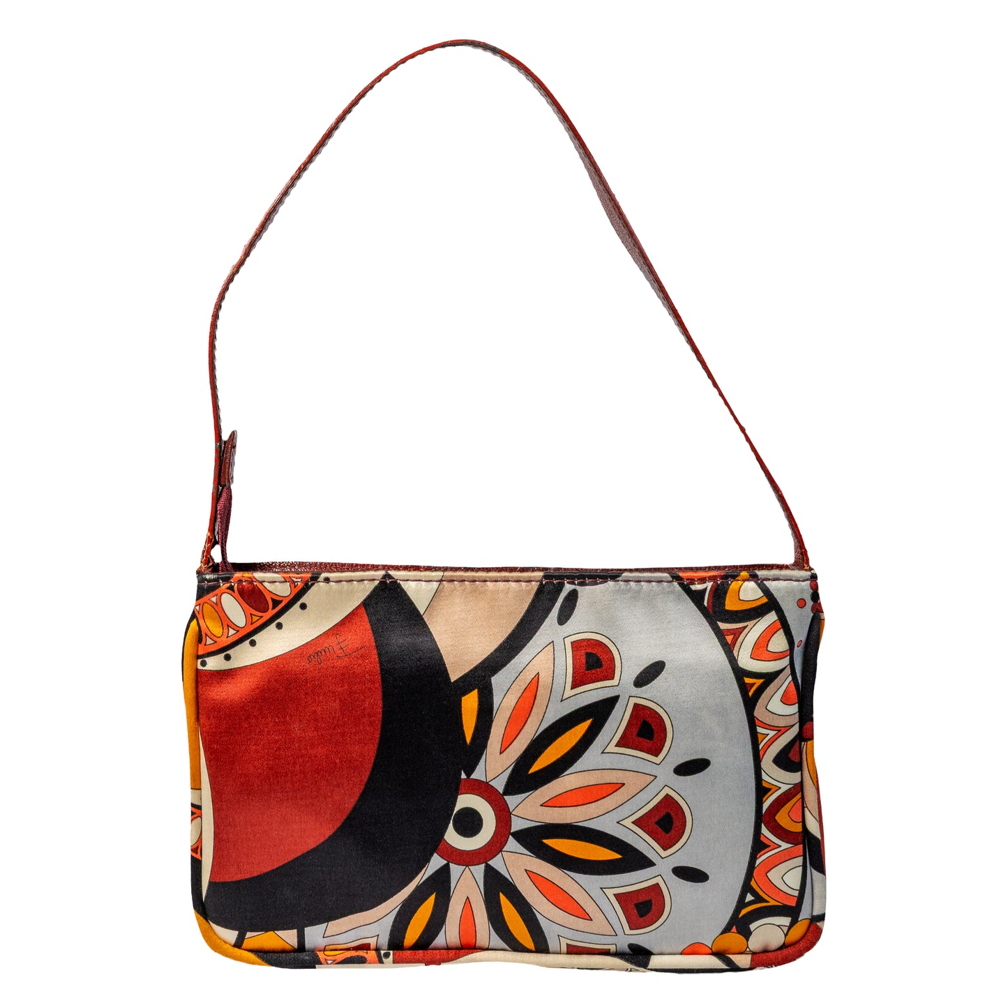 Emilio Pucci Satin Shoulder Bag