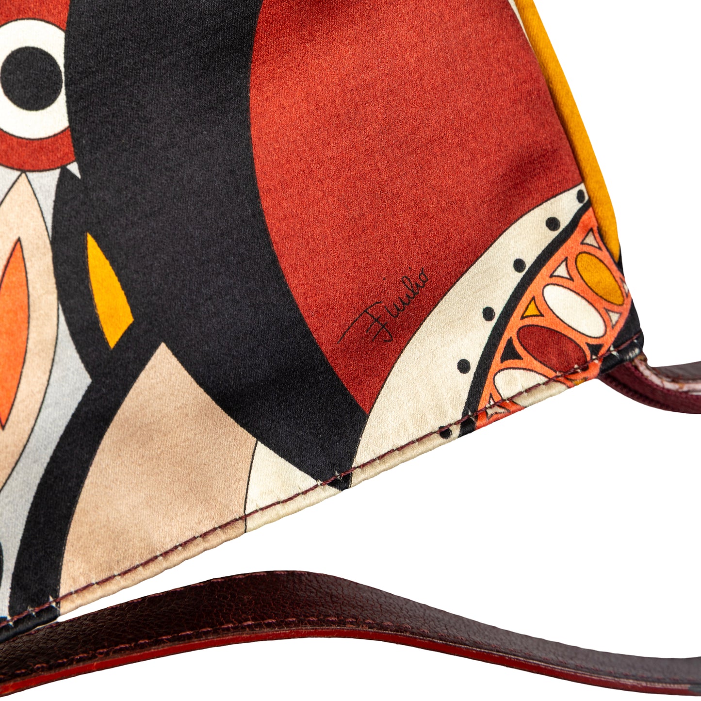 Emilio Pucci Satin Shoulder Bag