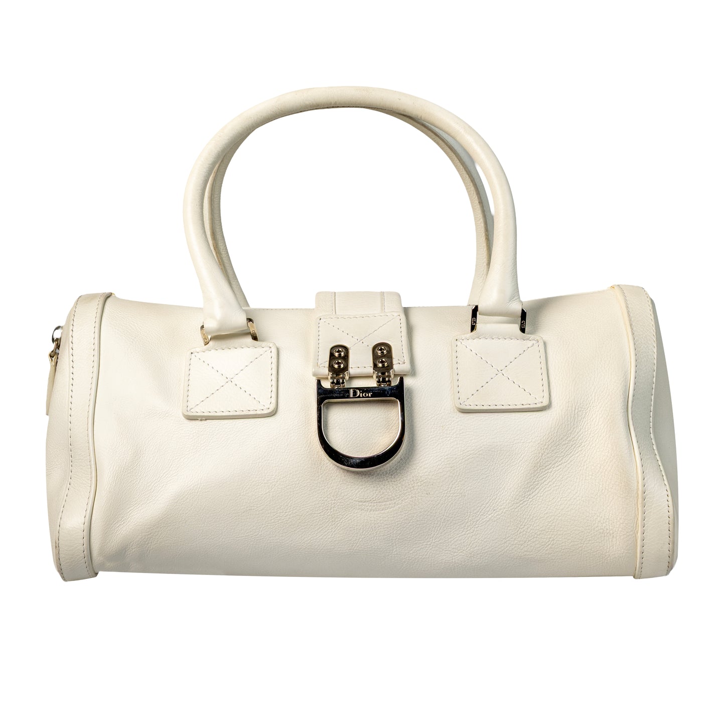 White Dior Duffle Bag