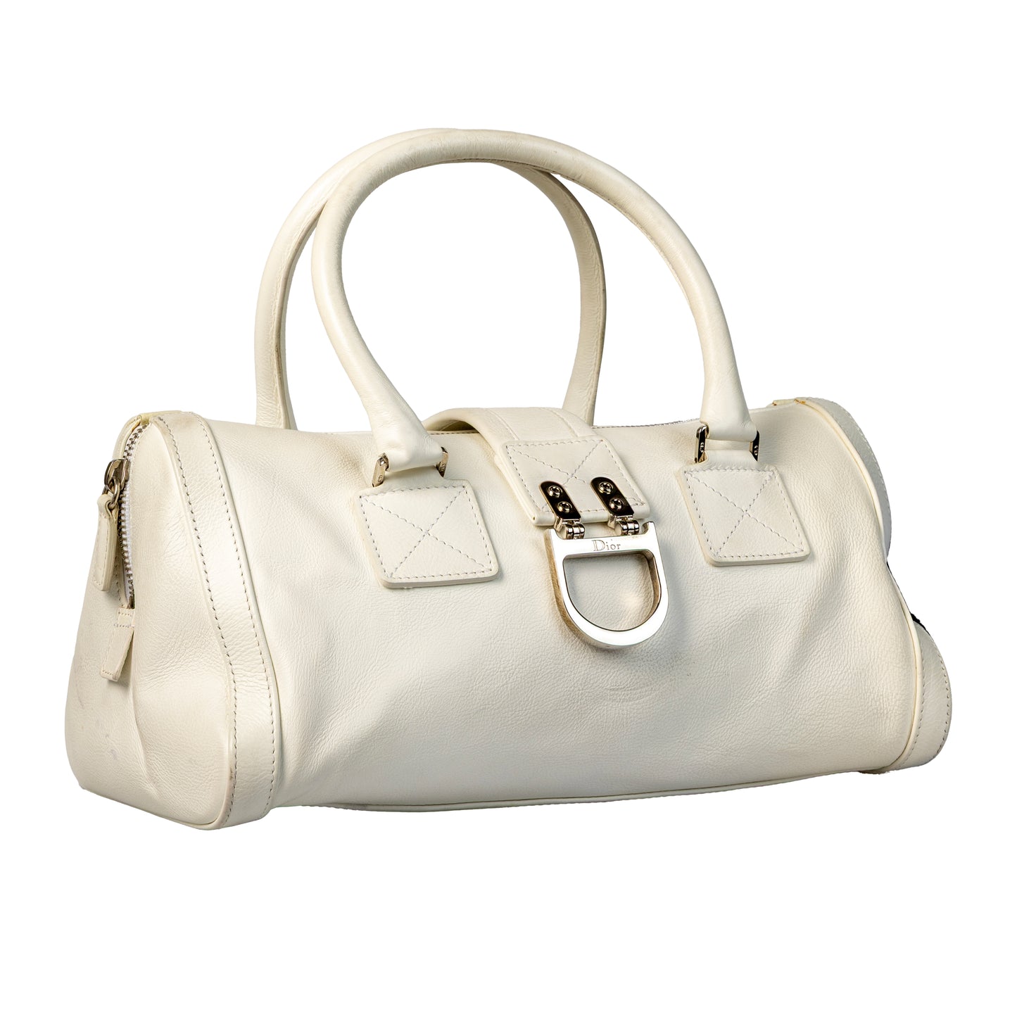 White Dior Duffle Bag
