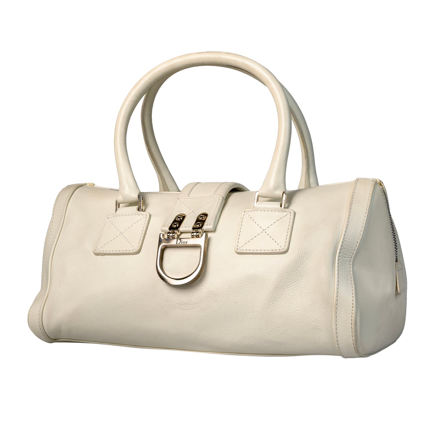 White Dior Duffle Bag