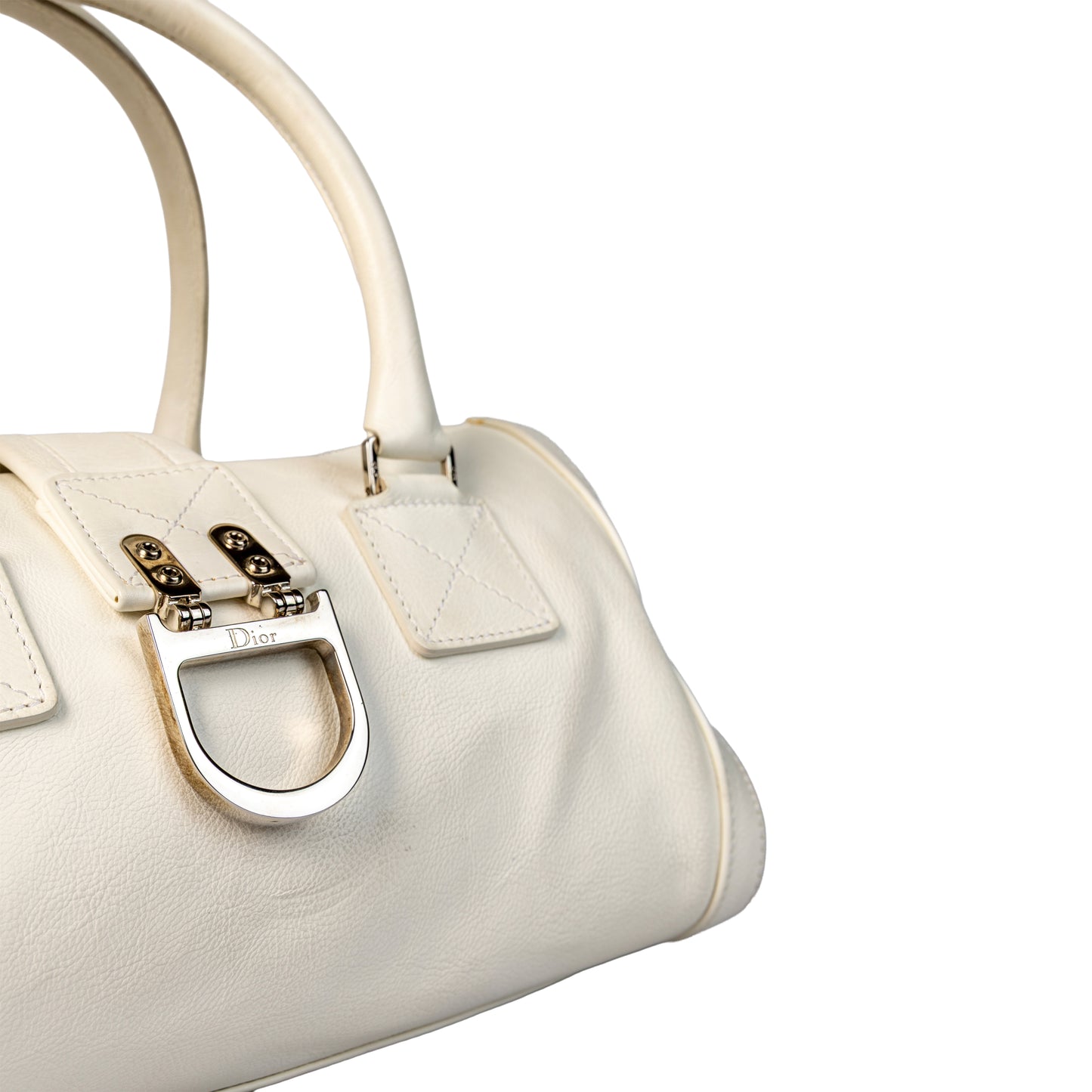 White Dior Duffle Bag