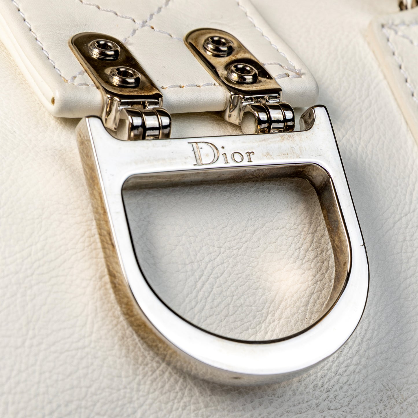 White Dior Duffle Bag