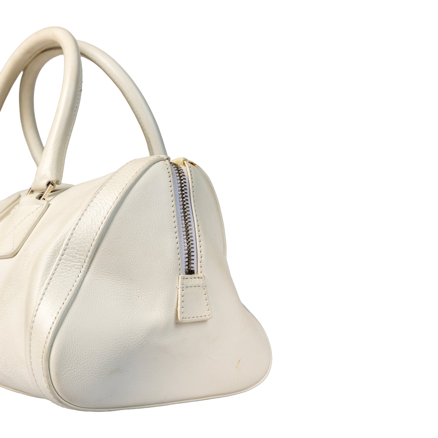White Dior Duffle Bag