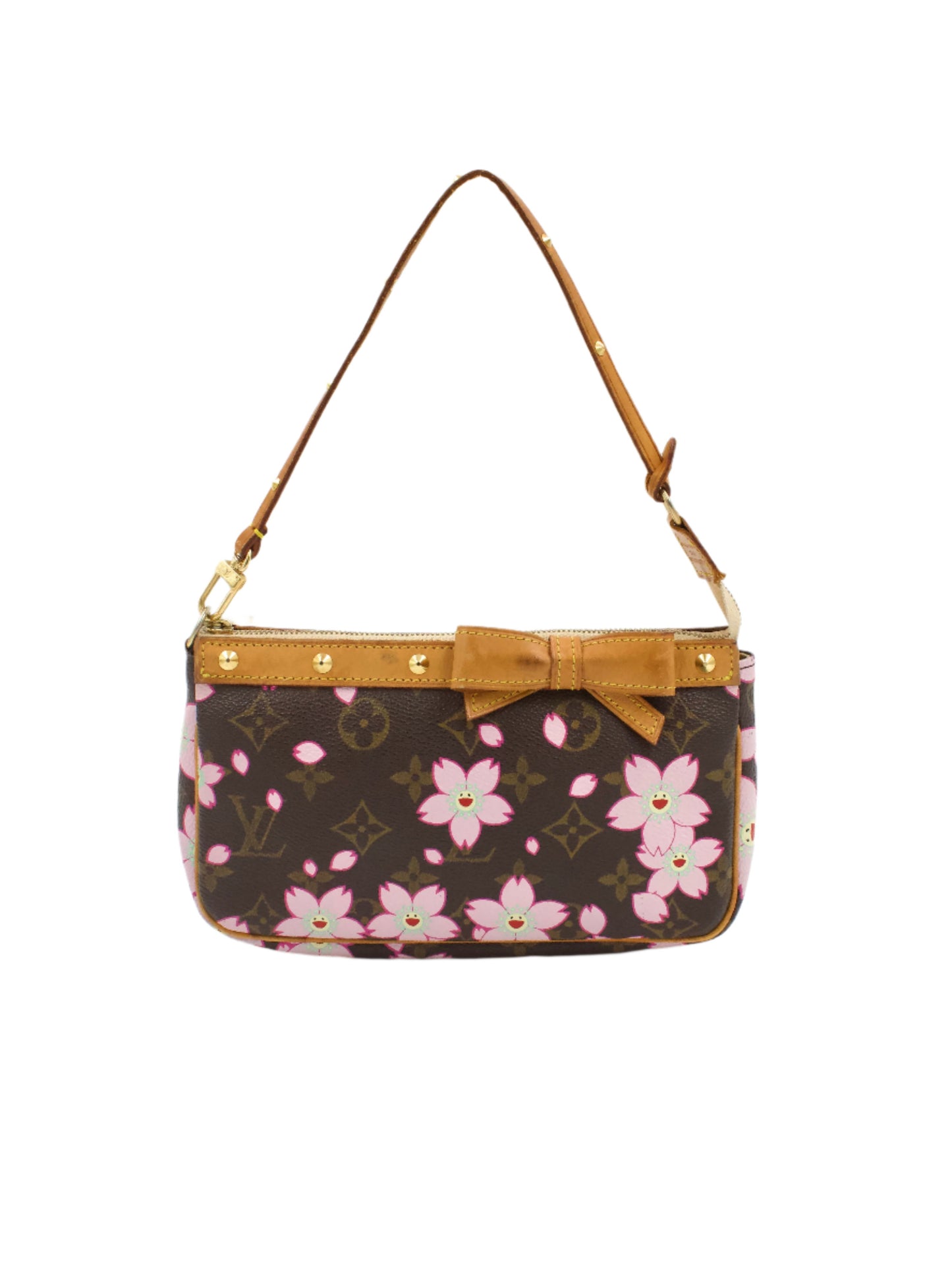 LV x Takashi Murakami Cherry Blossom Pochette