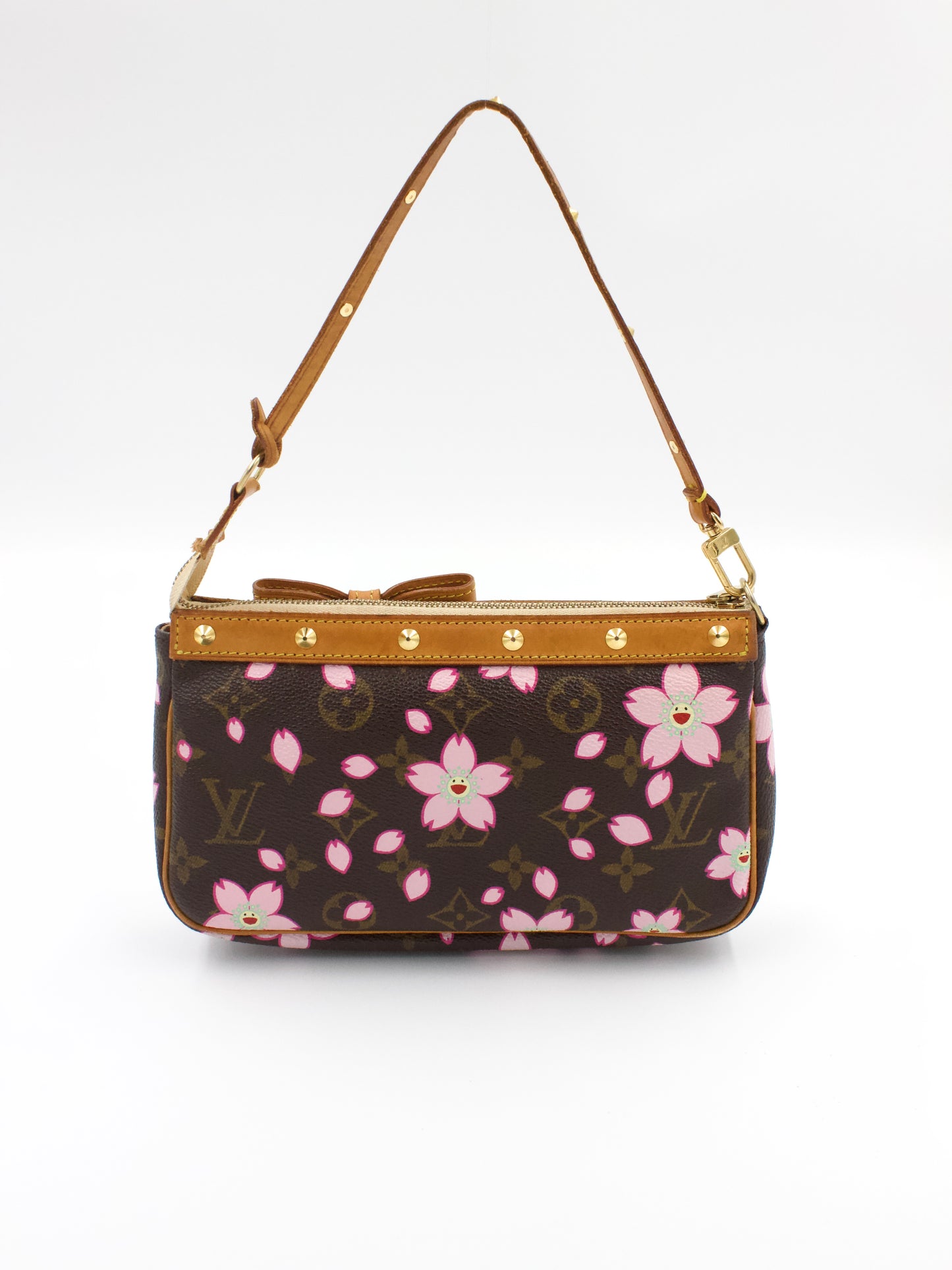 LV x Takashi Murakami Cherry Blossom Pochette