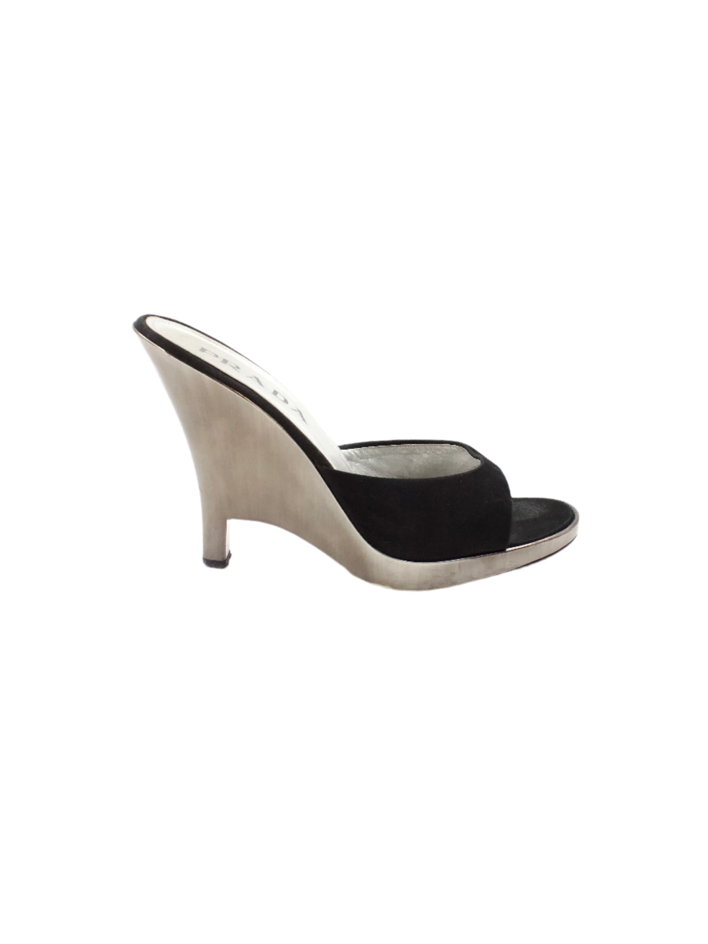 Prada Metallic Heels