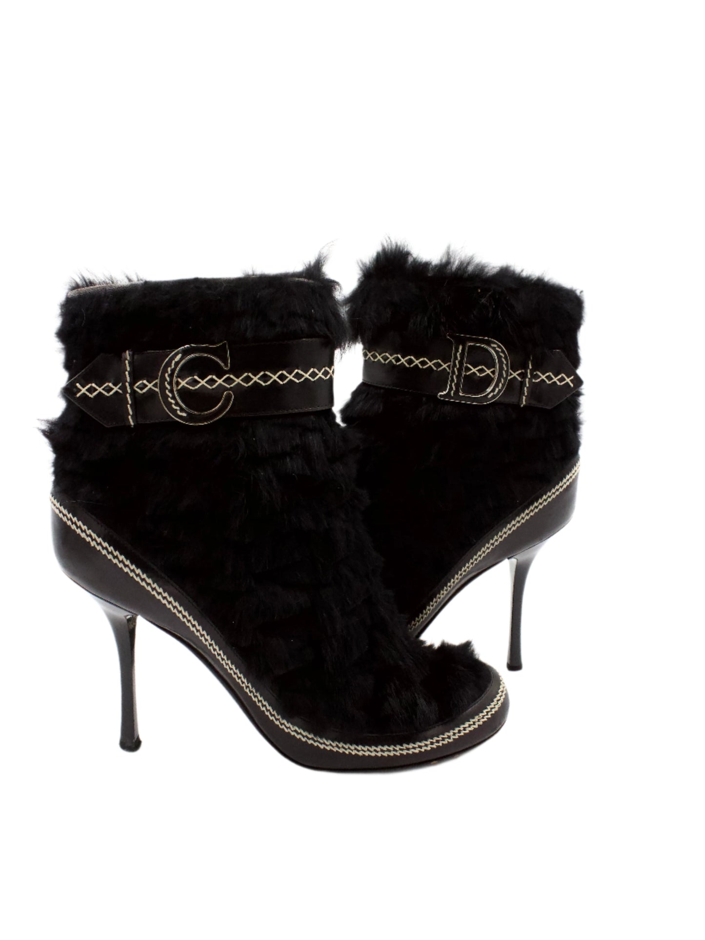 Christian Dior Fur Boots