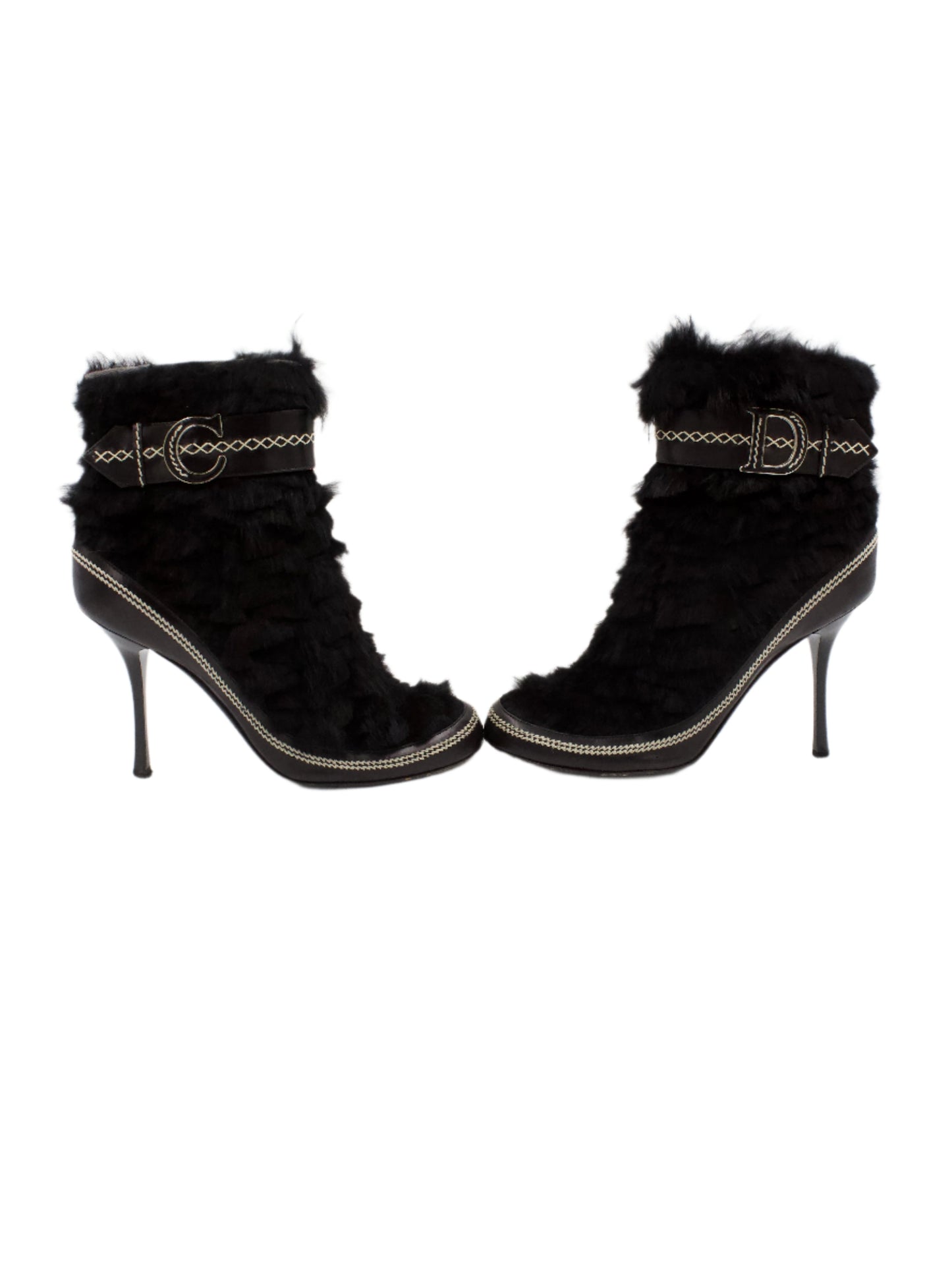 Christian Dior Fur Boots