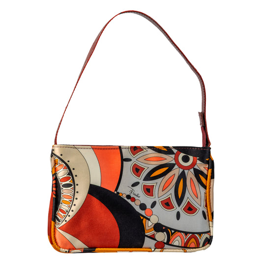 Emilio Pucci Satin Shoulder Bag