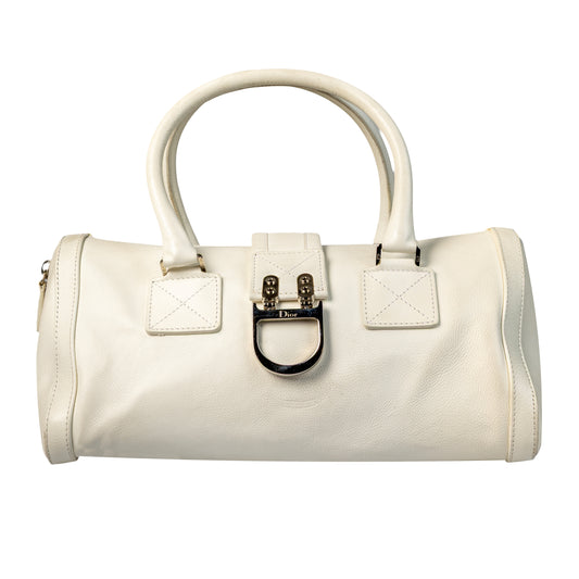 White Dior Duffle Bag